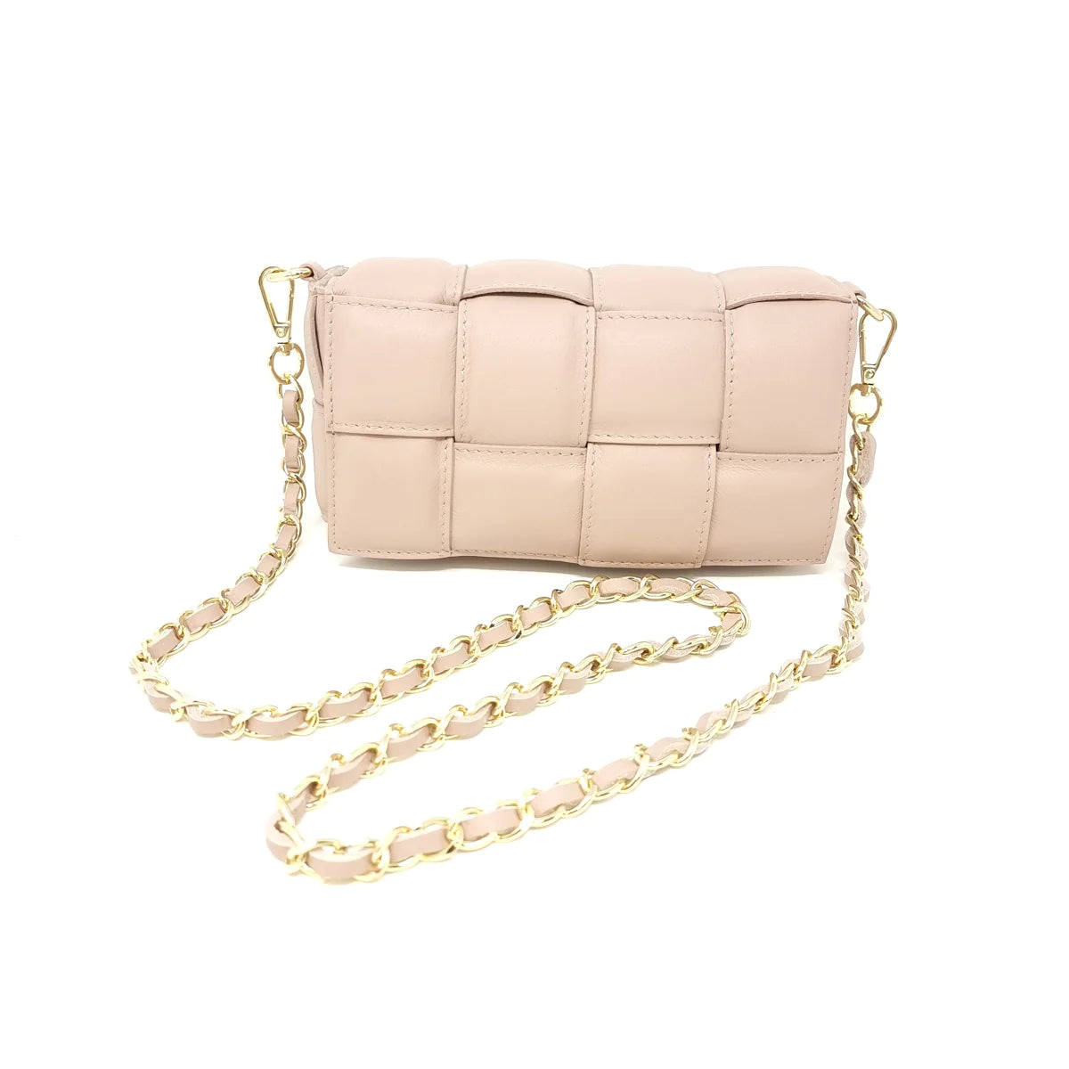 German Fuentes Leather Quilted Bag