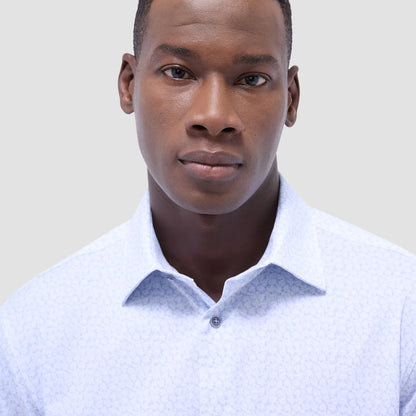 Bugatchi James Leaf Print OoohCotton® Shirt