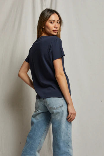 Perfect White Tee Harley Crispy Lightweight Cotton Boxy Crew Tee