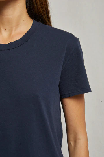 Perfect White Tee Harley Crispy Lightweight Cotton Boxy Crew Tee