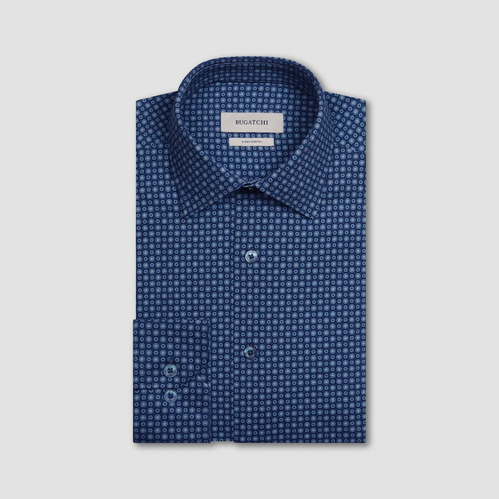 Bugatchi James Geometric OoohCotton® Shirt