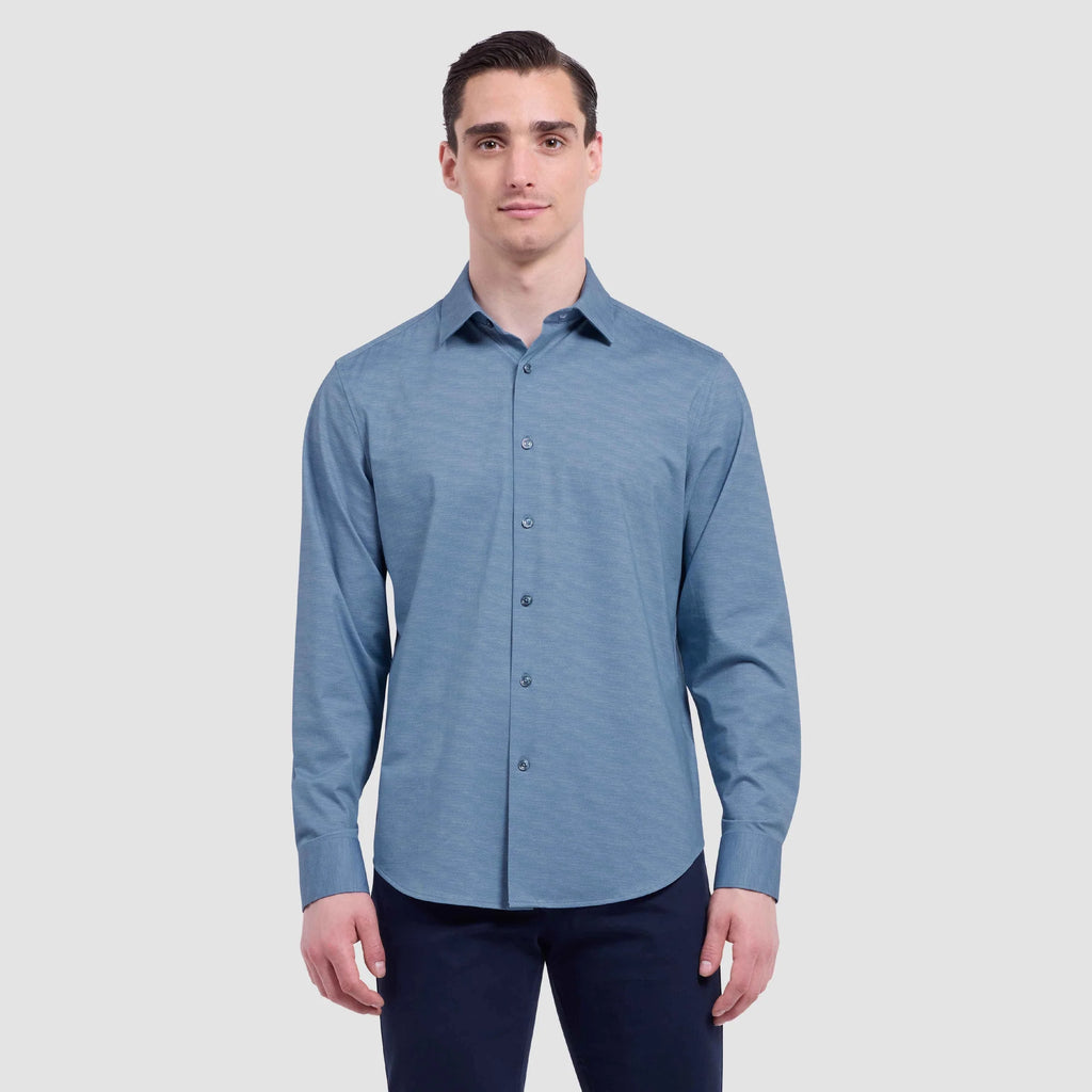 Bugatchi James Herringbone OoohCotton® Shirt