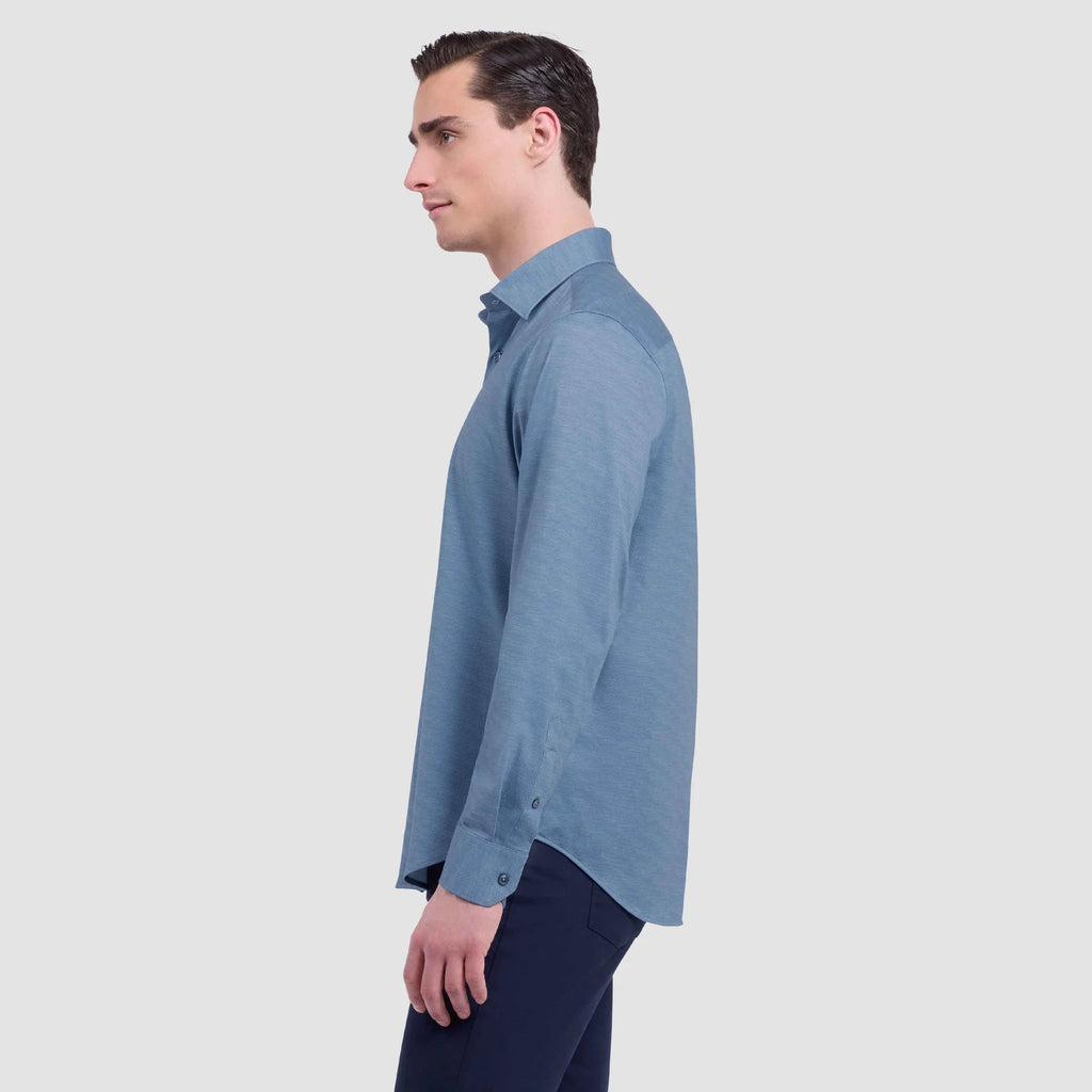 Bugatchi James Herringbone OoohCotton® Shirt