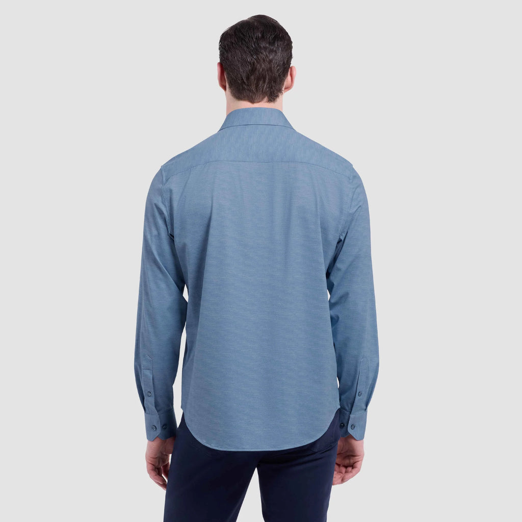 Bugatchi James Herringbone OoohCotton® Shirt