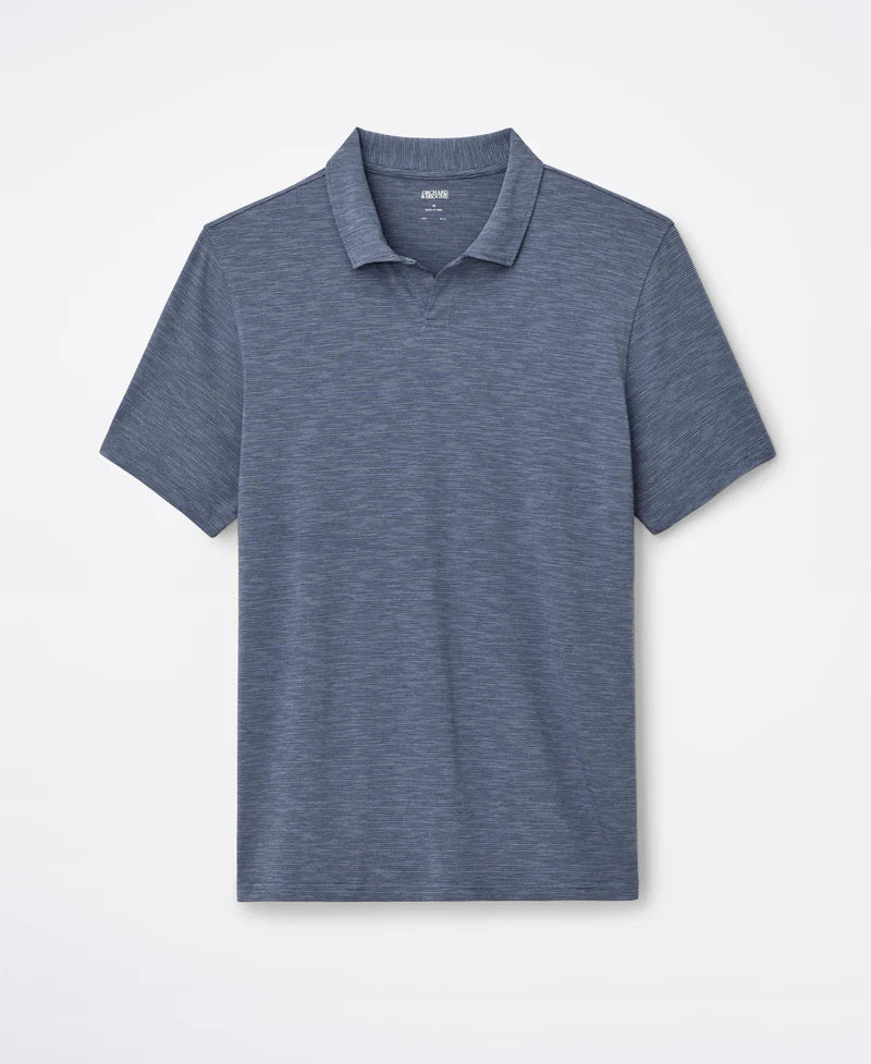 Orchard & Broome Hogan Cotton Stretch Slub Polo