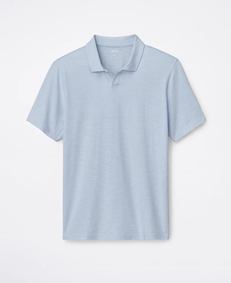 Orchard & Broome Hogan Cotton Stretch Slub Polo