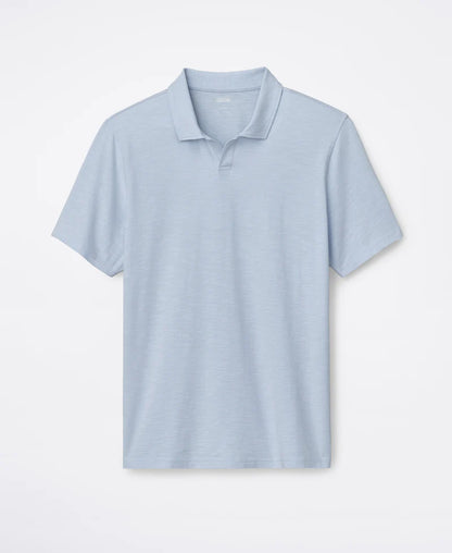 Orchard & Broome Hogan Cotton Stretch Slub Polo