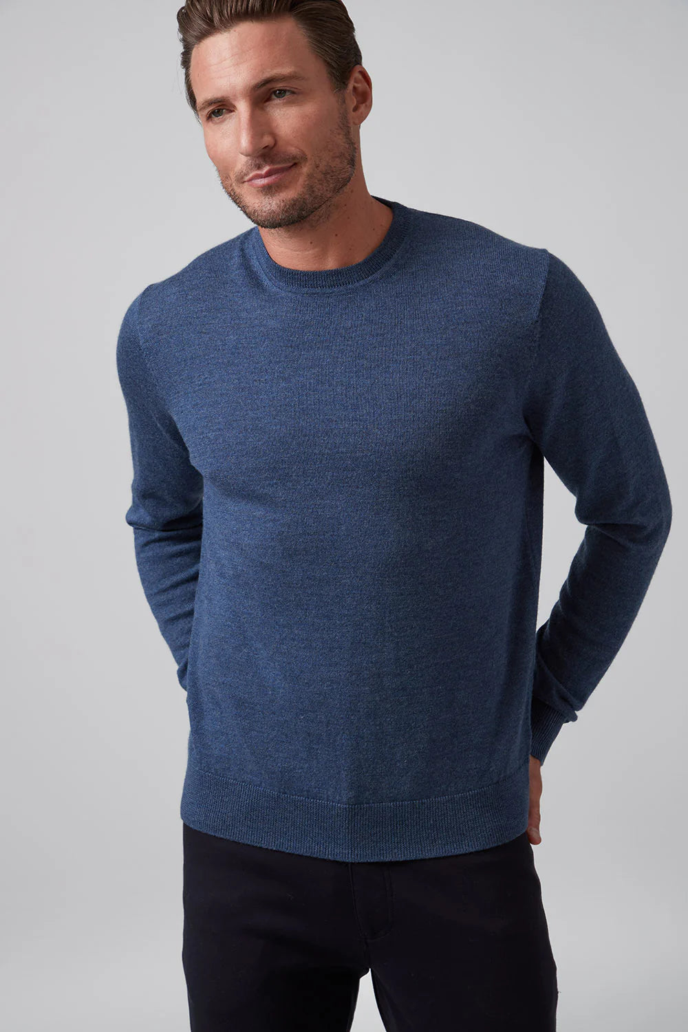 Raffi The Alfie Merino Crew Sweater