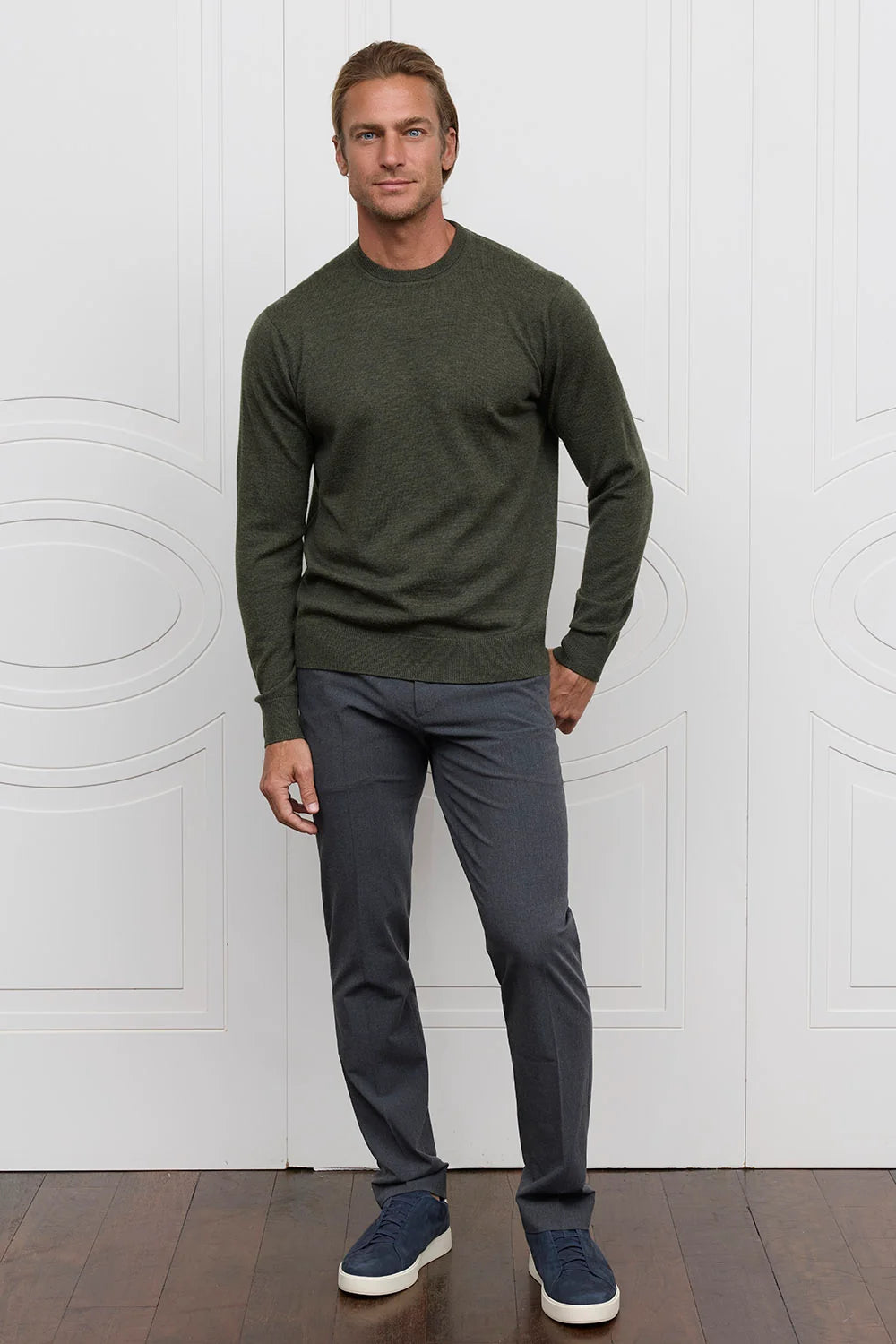 Raffi The Alfie Merino Crew Sweater
