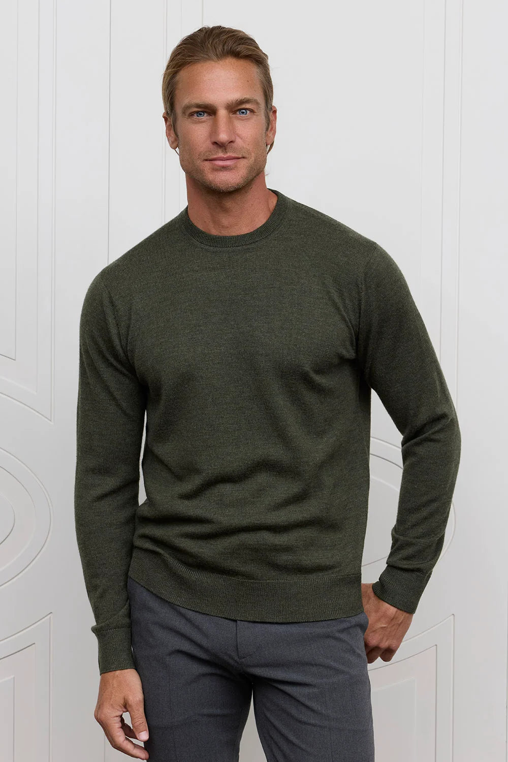 Raffi The Alfie Merino Crew Sweater
