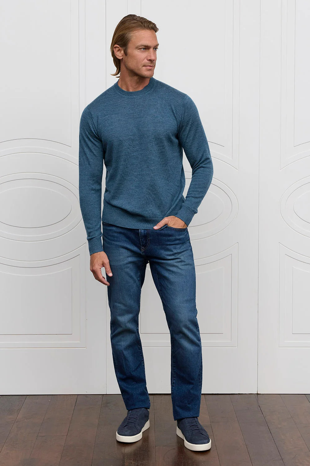 Raffi The Alfie Merino Crew Sweater