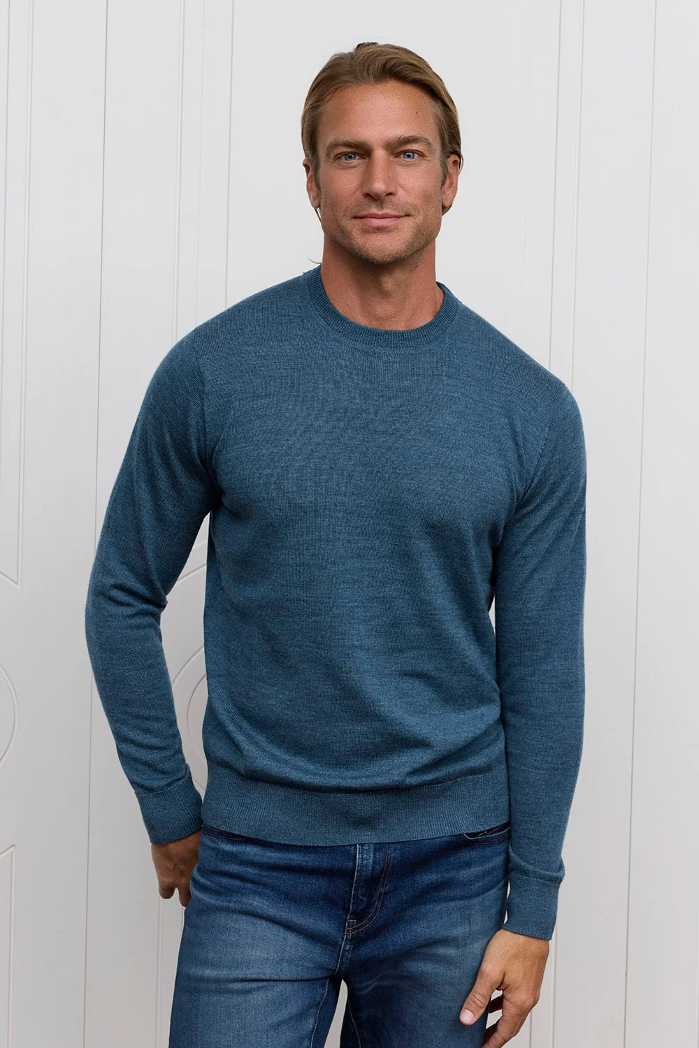 Raffi The Alfie Merino Crew Sweater