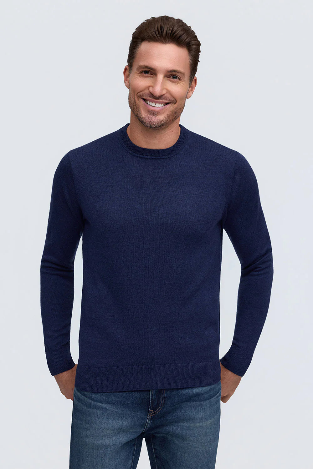Raffi The Alfie Merino Crew Sweater