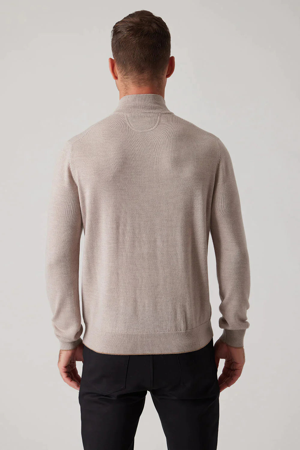 Raffi Extra Fine Merino Wool 1/4 Zip