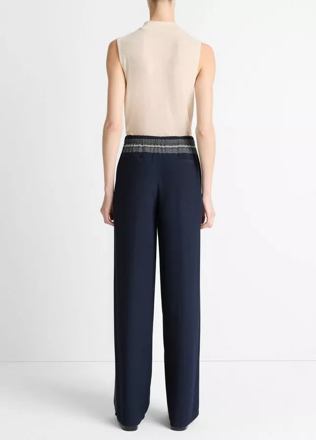 Vince Handkerchief-Stripe Pull-On Pant