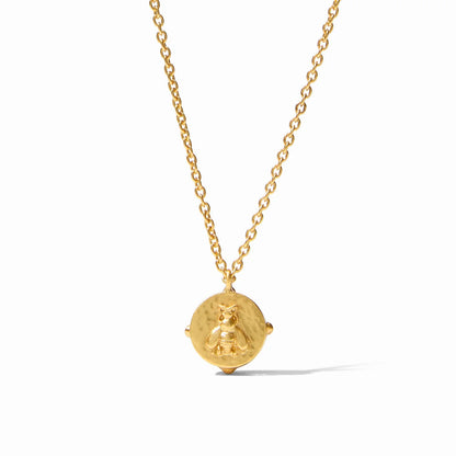 Julie Vos Honeybee Solitaire Necklace