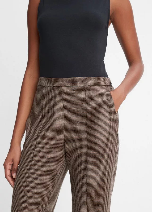 Vince Houndstooth Mid-Rise Pant