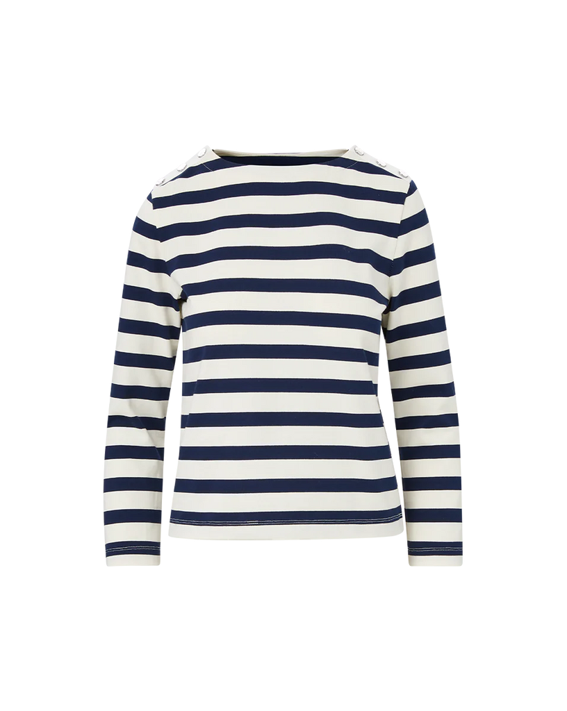 Veronica Beard Hovey Striped Top