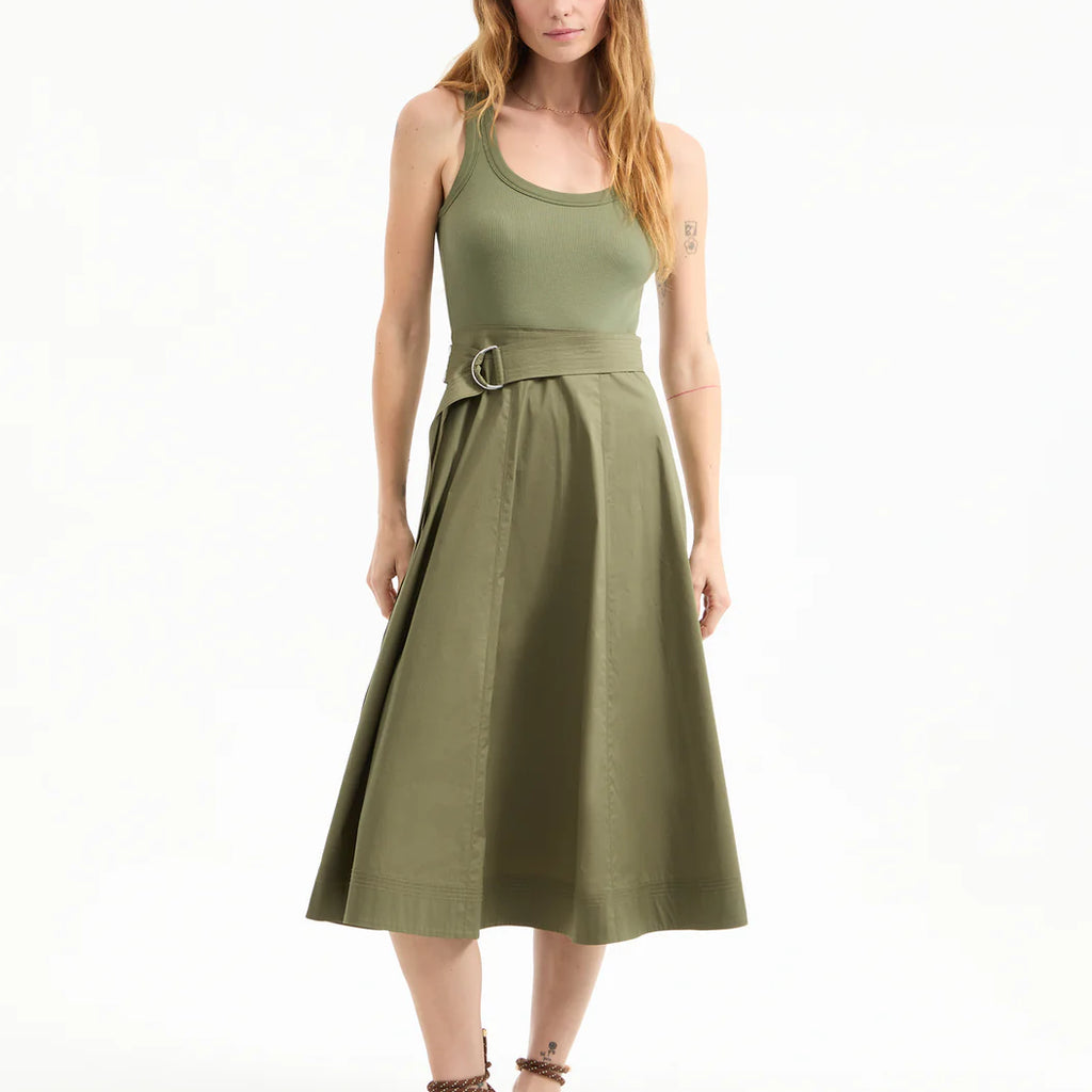 Veronica Beard Ennis Belted Midi Dress