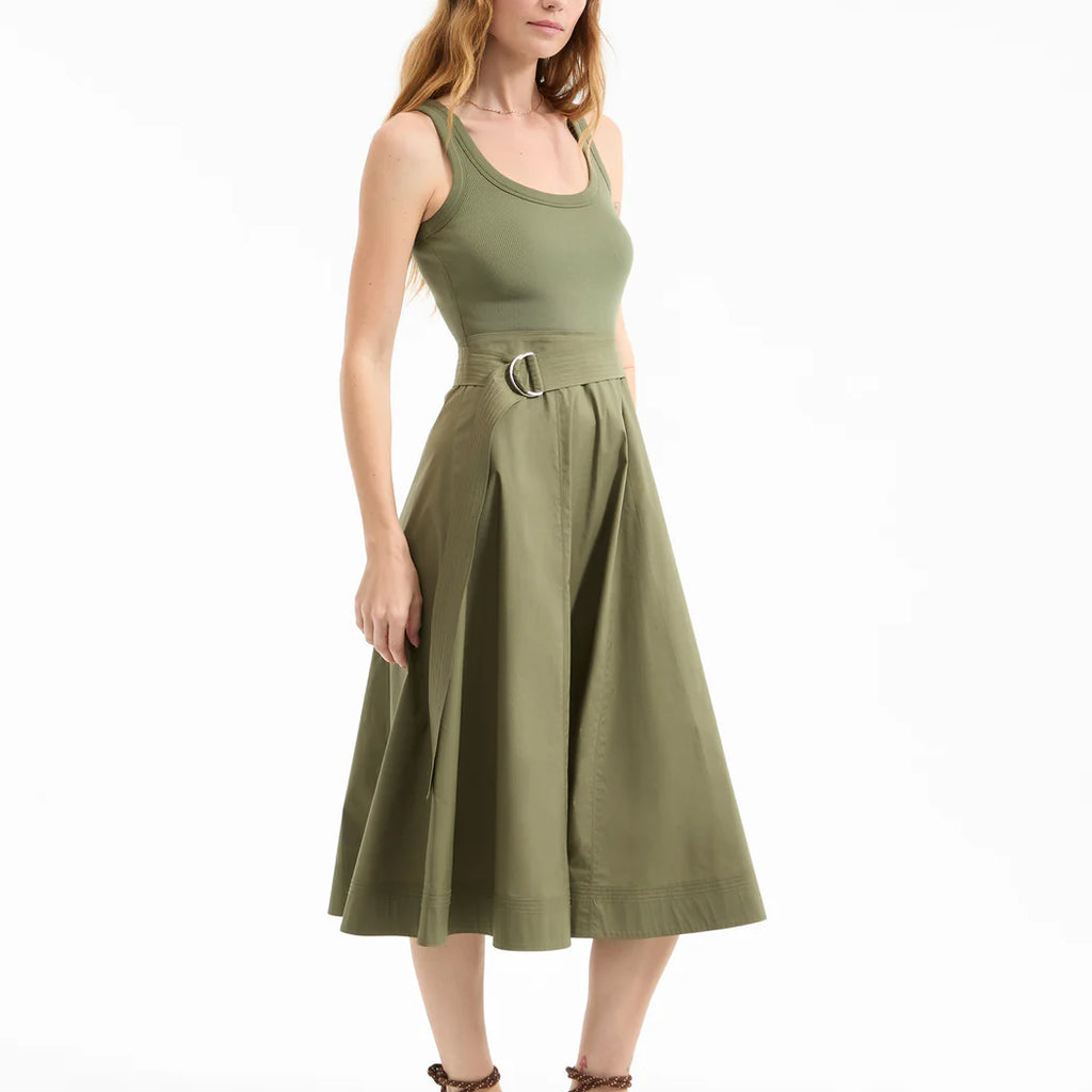 Veronica Beard Ennis Belted Midi Dress