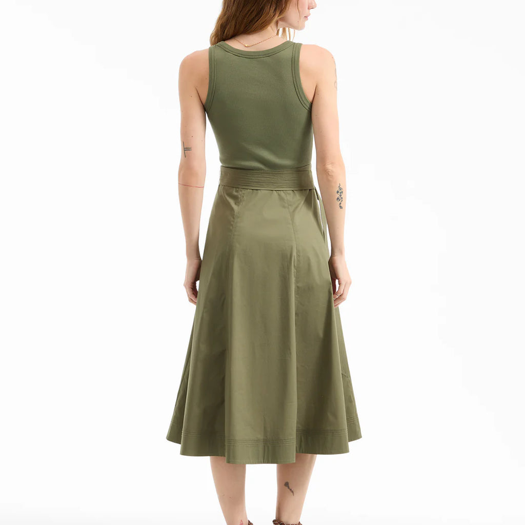 Veronica Beard Ennis Belted Midi Dress
