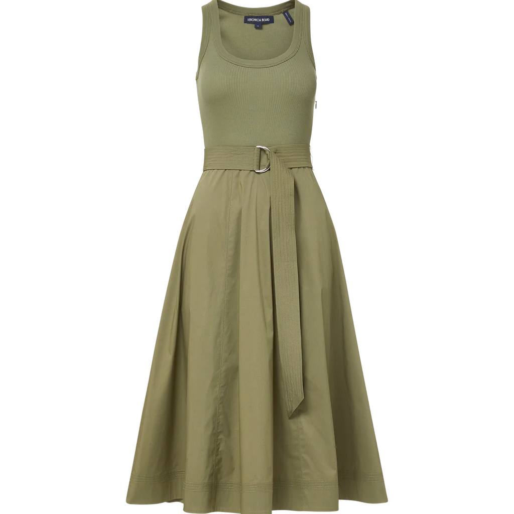 Veronica Beard Ennis Belted Midi Dress