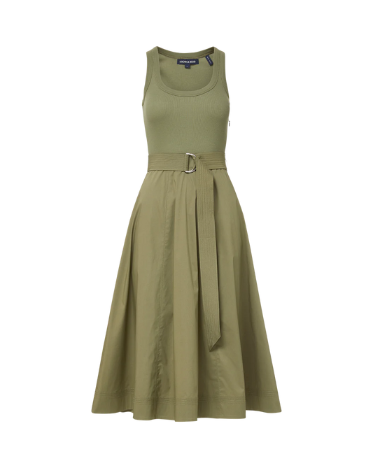 Veronica Beard Ennis Belted Midi Dress