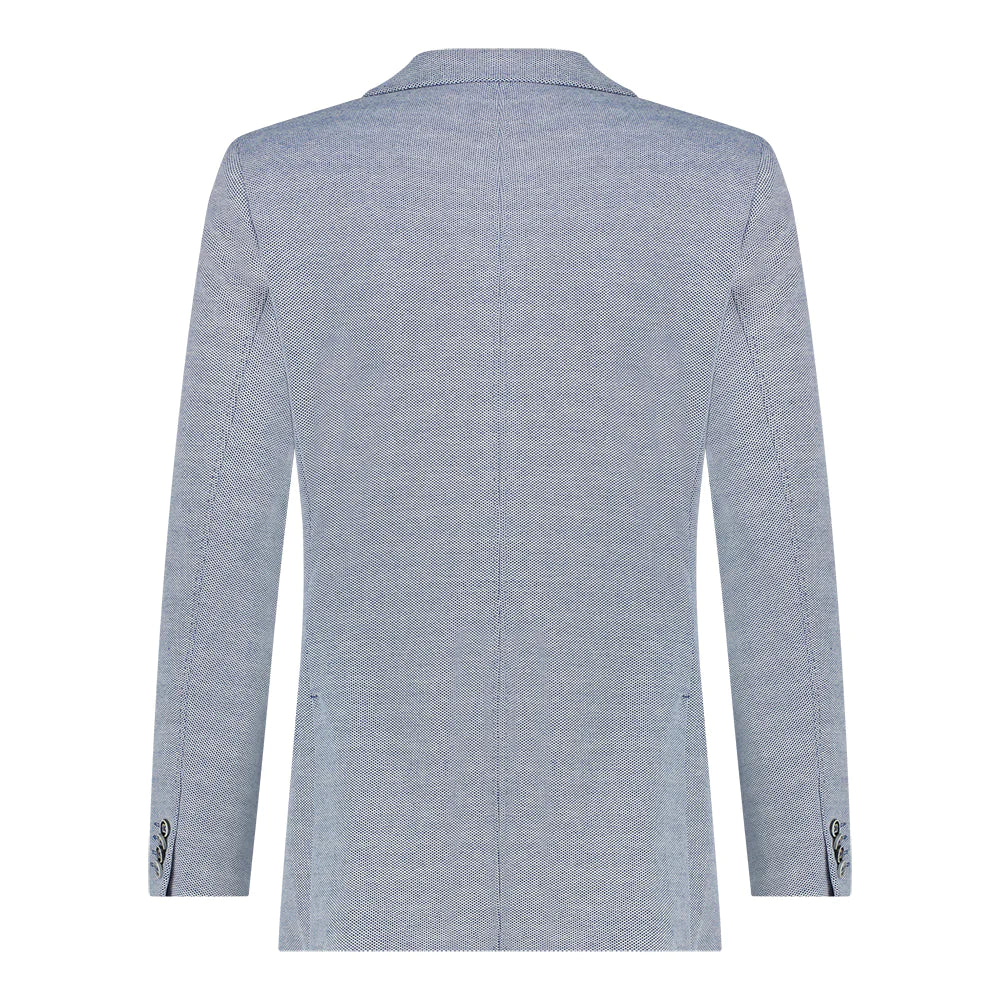 Blue Industry Waffle Blazer