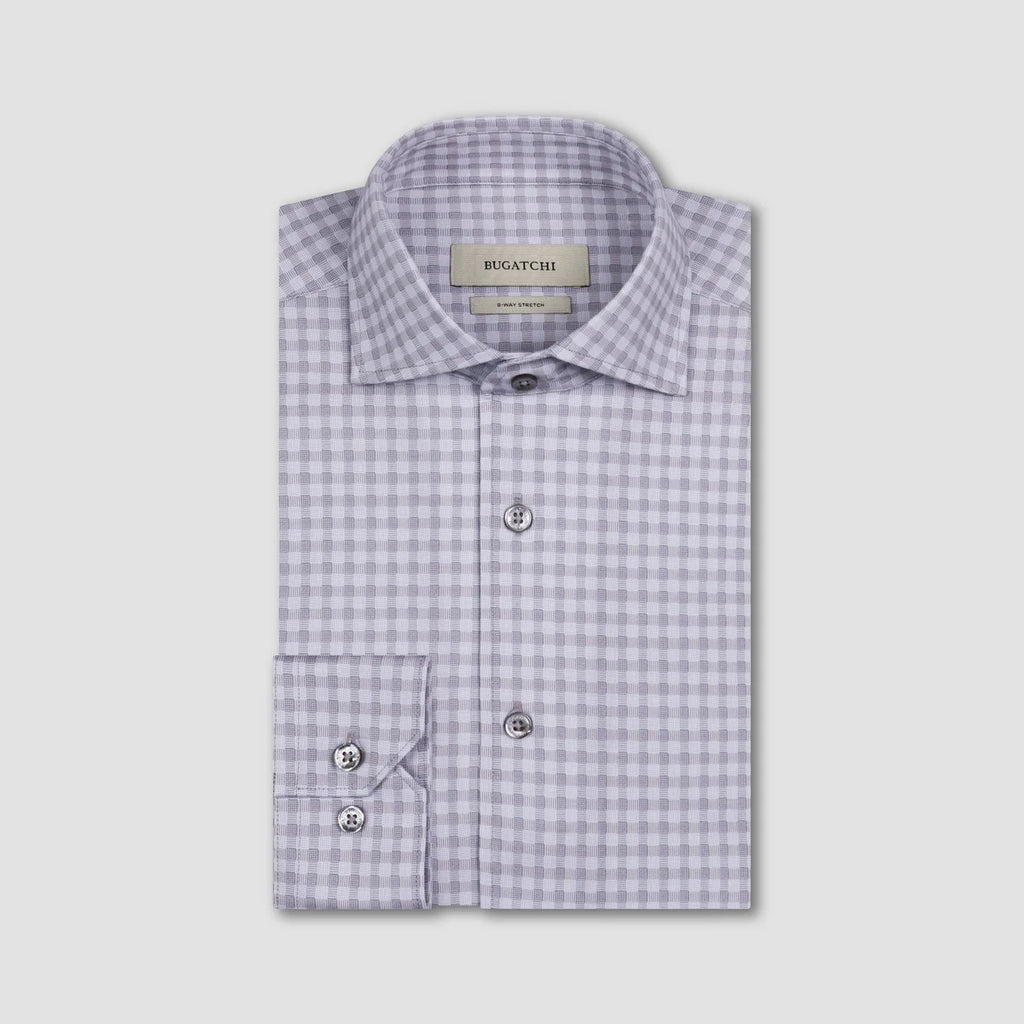 Bugatchi Devon OoohCotton® Gingham Check Shirt – Puritan Cape Cod