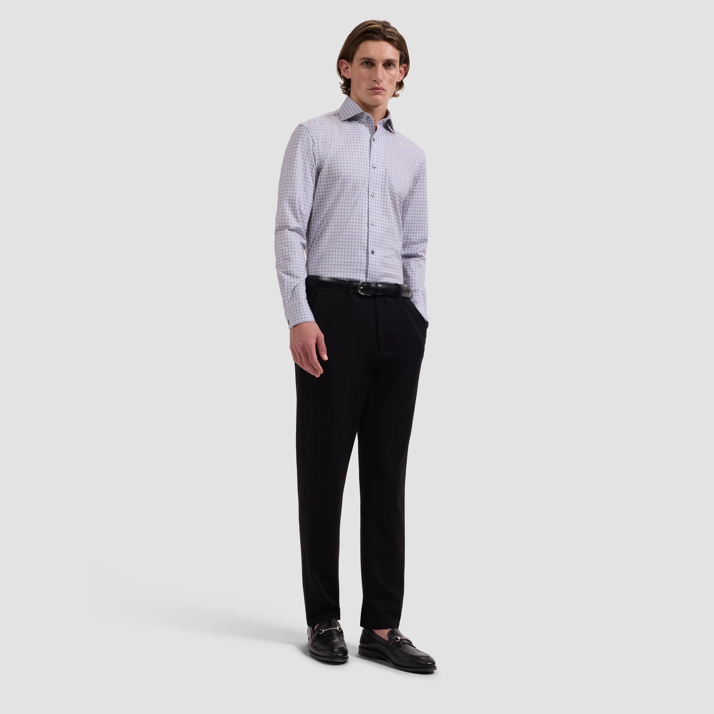 Bugatchi Devon OoohCotton® Gingham Check Shirt