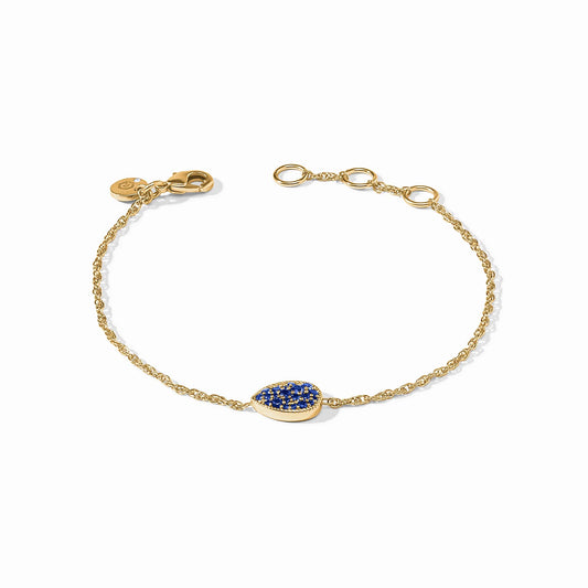 Julie Vos Pavé Teardrop Delicate Bracelet