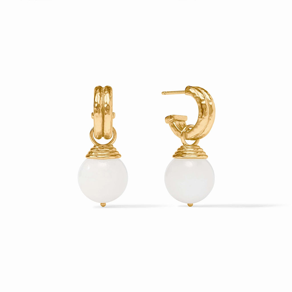 Julie Vos Bonbon Hoop & Charm Earring