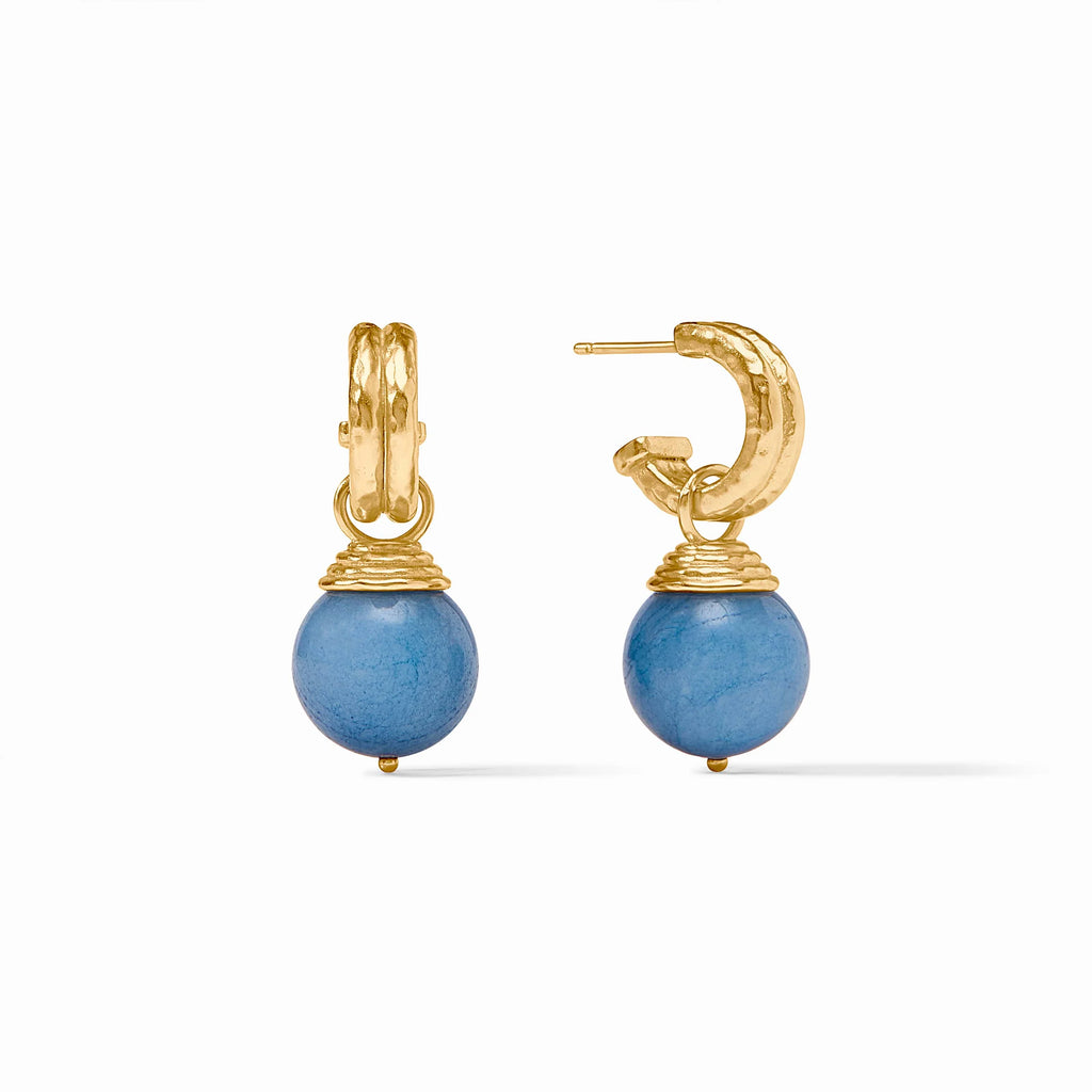 Julie Vos Bonbon Hoop & Charm Earring