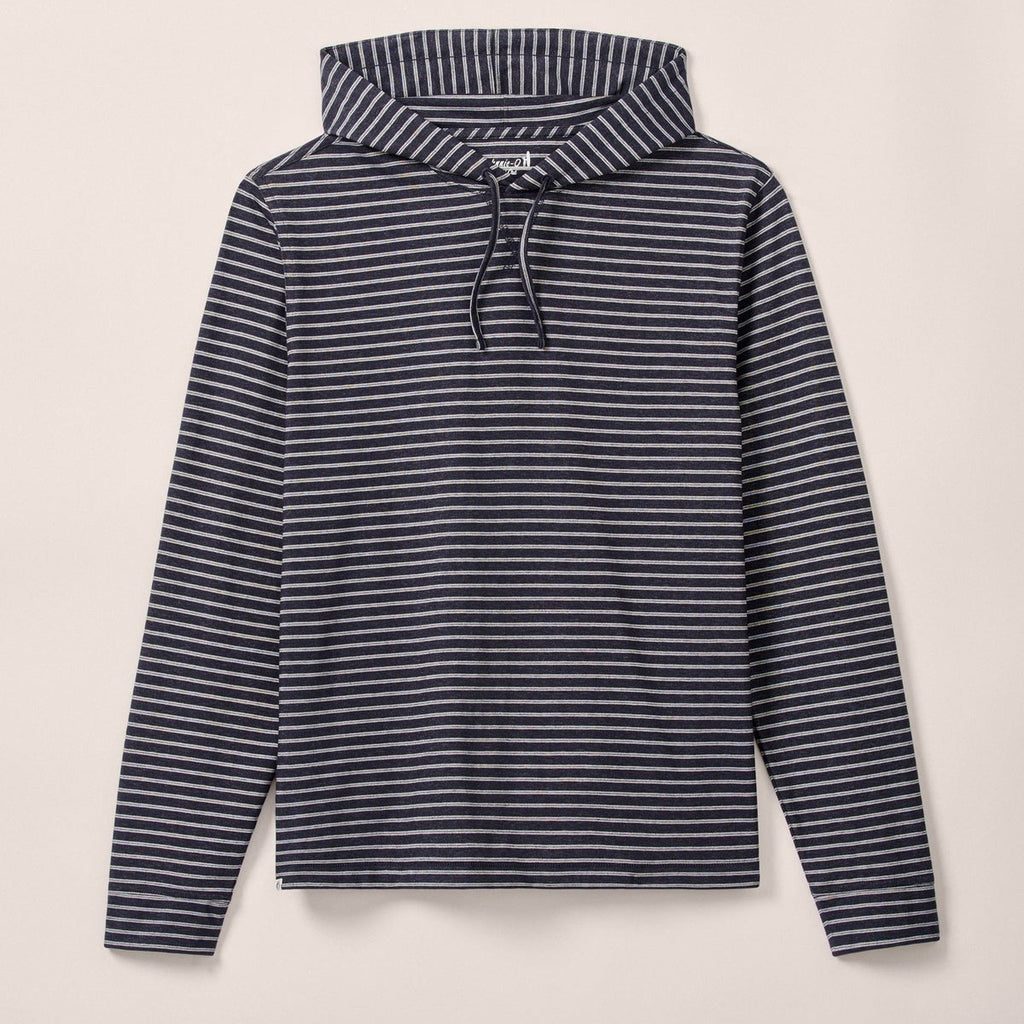 Johnnie-O Wycliff Striped Long-Sleeve T-Shirt Hoodie