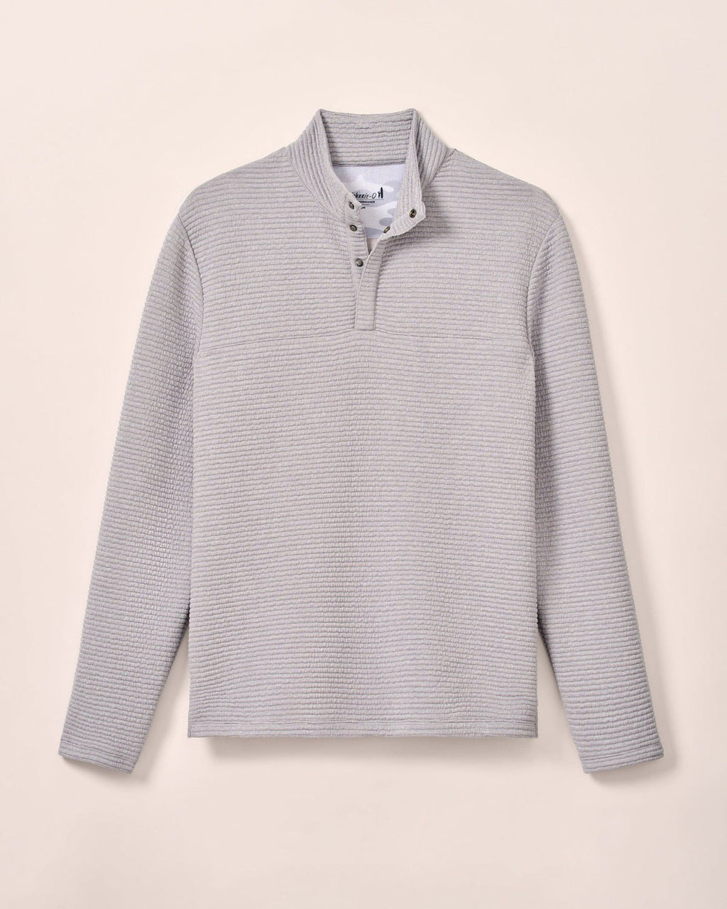 Johnnie-O Benjy Heathered Henley Pullover