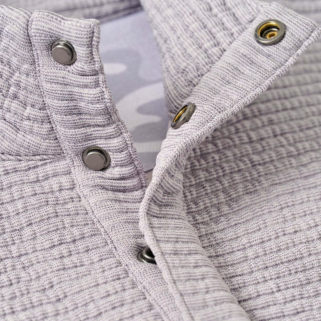Johnnie-O Benjy Heathered Henley Pullover