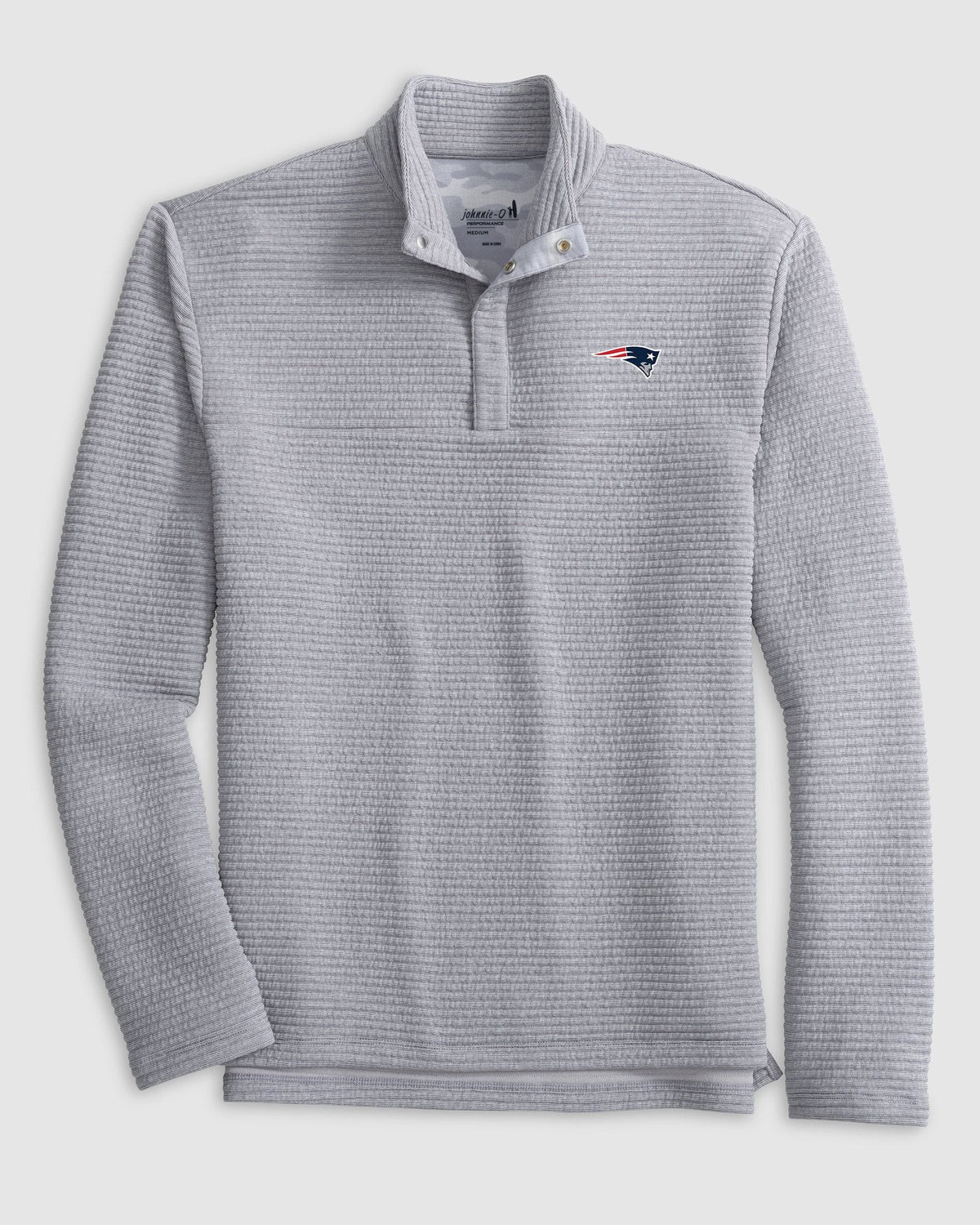 Johnnie-O New England Patriots Benjy Snap 1/4 Zip Pullover