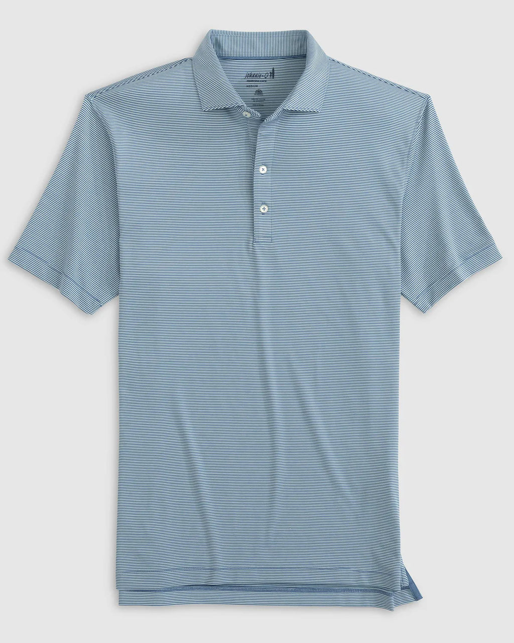 Johnnie-O Lyndonn Striped Jersey Performance Polo