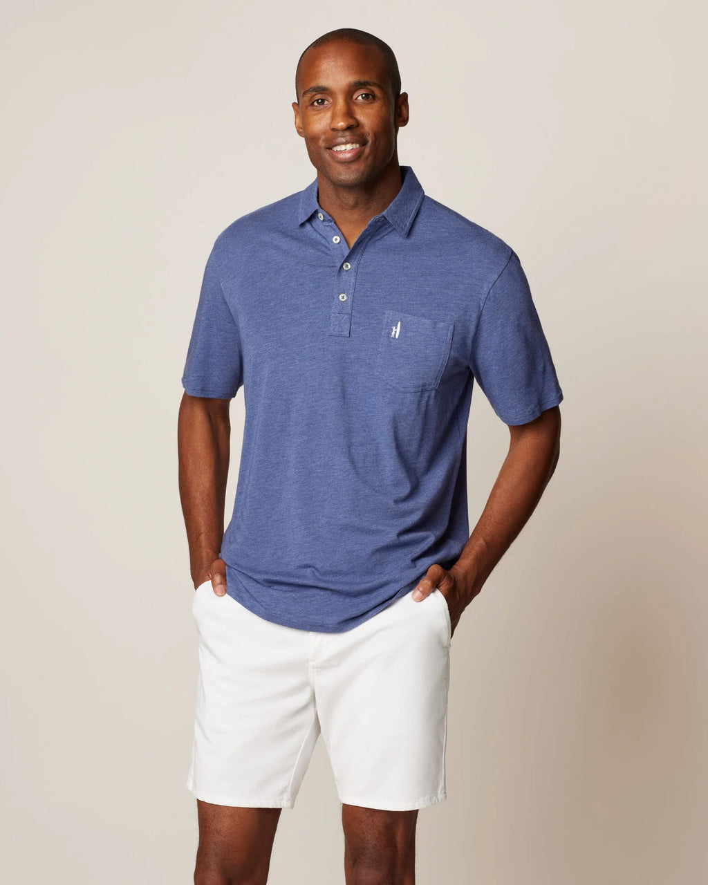 Johnnie-O Original 4-Button Polo - Heathered 2.0