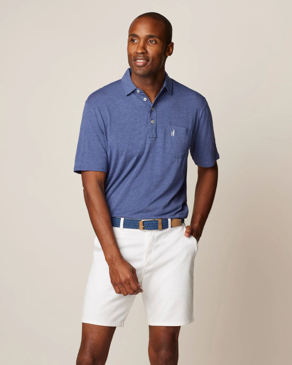 Johnnie-O Original 4-Button Polo - Heathered 2.0