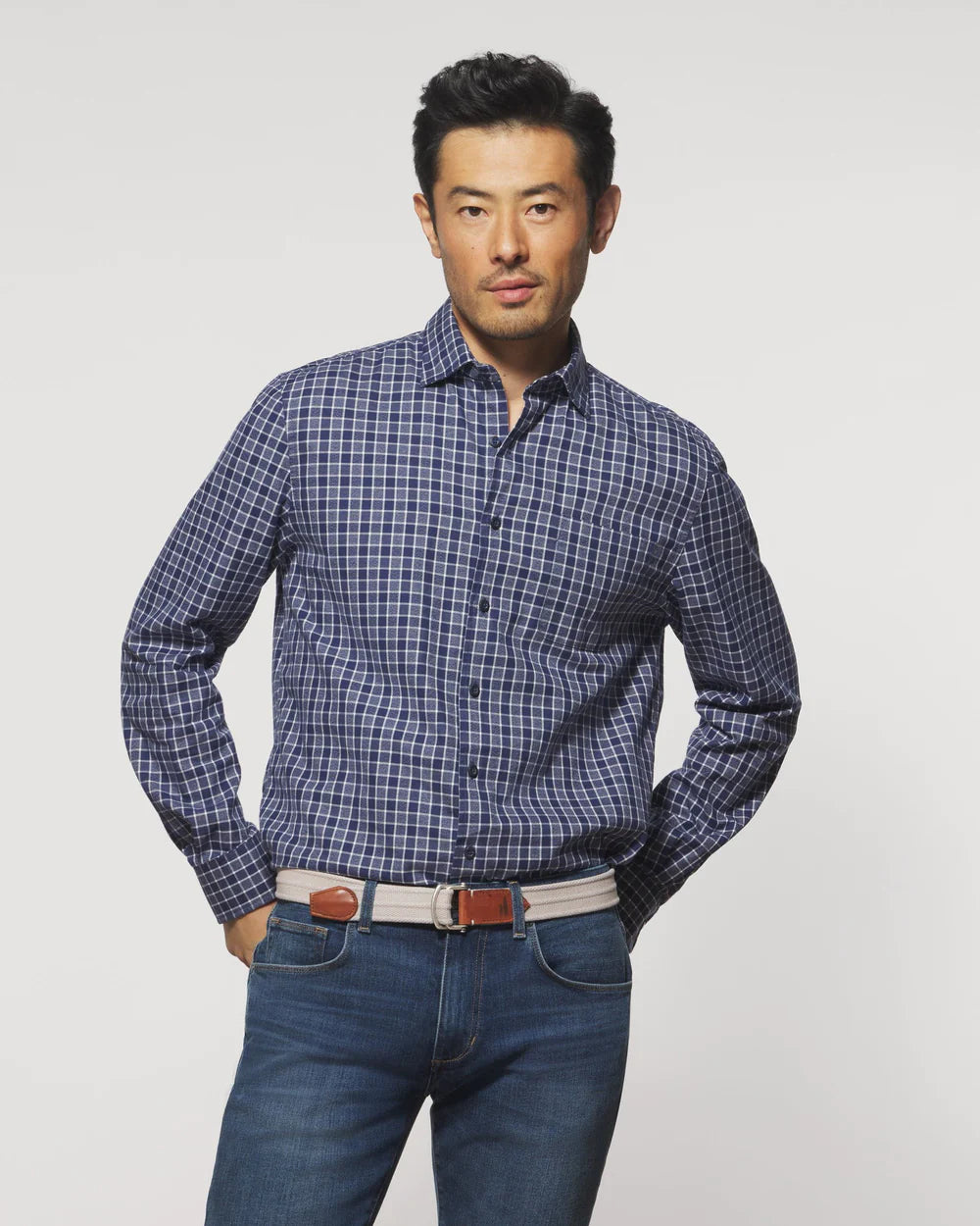 Johnnie-O Mitchell Tucked Button Up Shirt