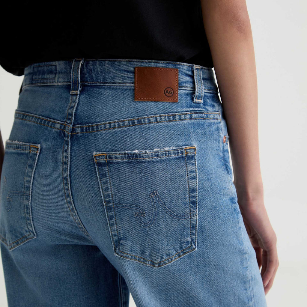 AG Saige Wide Leg Mid-Rise Fit Jeans