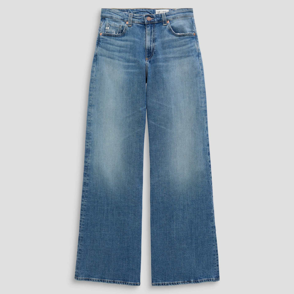 AG Saige Wide Leg Mid-Rise Fit Jeans