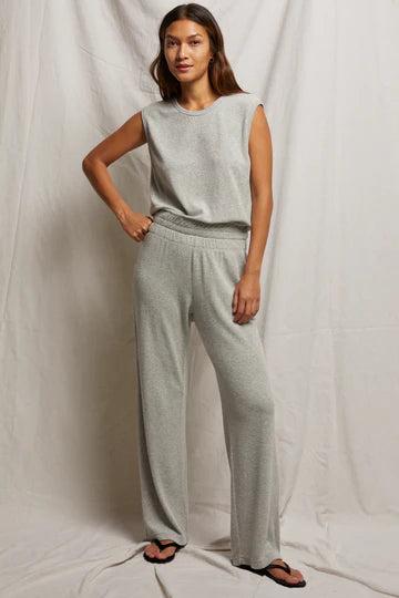 Perfect White Tee Katie Loop Terry Straight Leg Pants