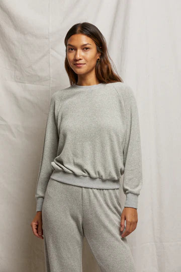 Perfect White Tee Saylor Reverse Loop Terry Sweatshirt