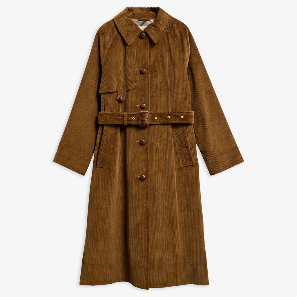 Barbour Antonella Cord Trench Coat