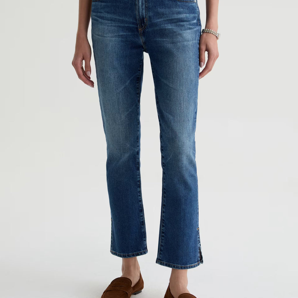 AG Mari Crop Mid-Rise Slim Straight Jean