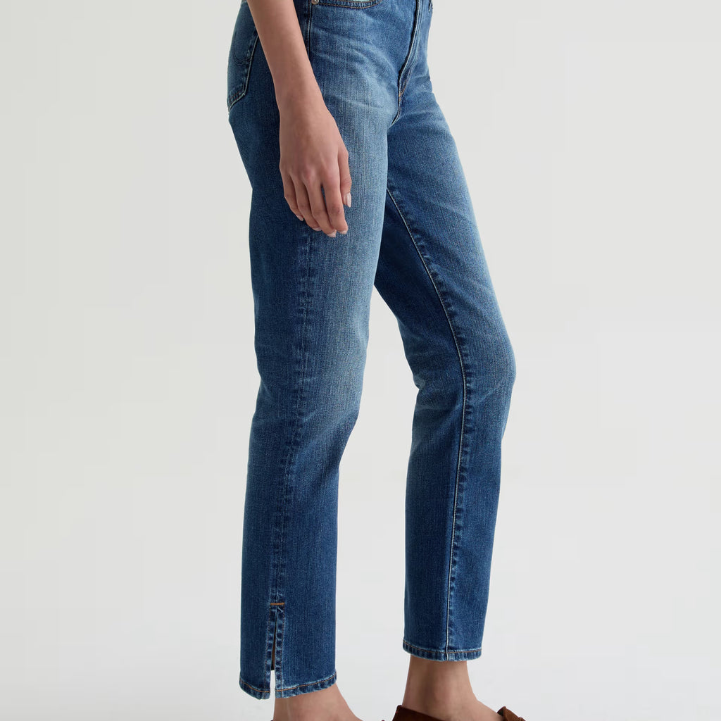AG Mari Crop Mid-Rise Slim Straight Jean