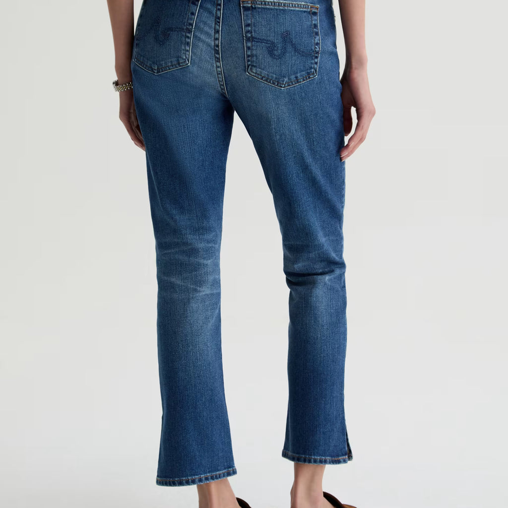 AG Mari Crop Mid-Rise Slim Straight Jean