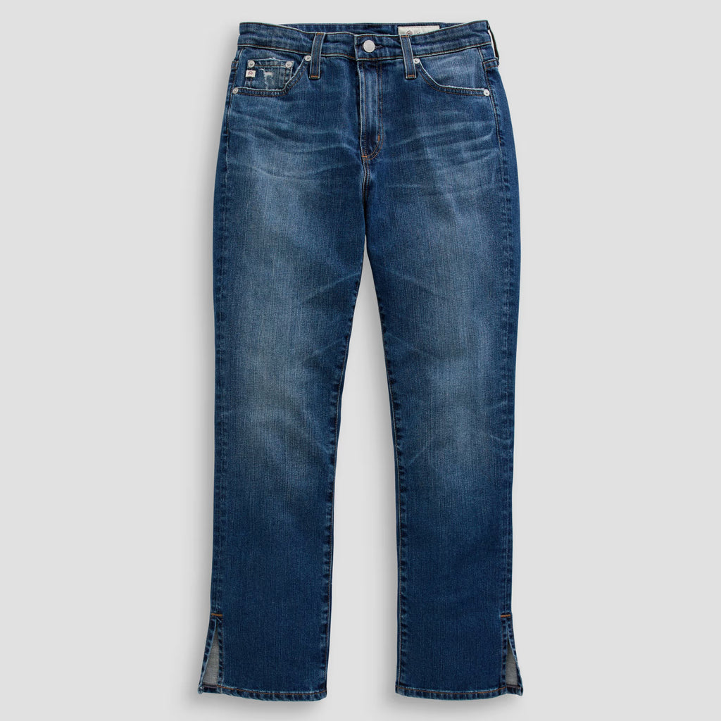 AG Mari Crop Mid-Rise Slim Straight Jean